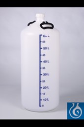 Bild von Vorratsflasche o. Gewindestutzen, HDPE, 60 l, m.V.