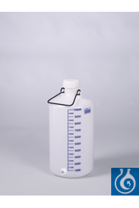 Bild von Vorratsflasche mit Gewindestutzen, HDPE, 10l, m.V.