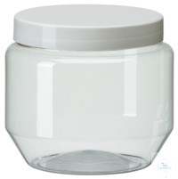 Bild von PWG250 behroplast PET-Weithalsdosen glasklar, m. Verschluss, 250 ml (Pck 10 St)