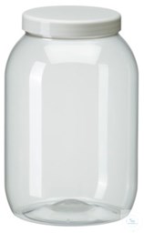 Bild von PWG2500 behroplast PET-Weithalsdosen glasklar, m.Verschluss, 2500 ml (Pck 10 S