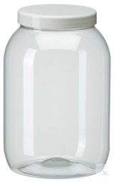 Bild von PWG3000 behroplast PET-Weithalsdosen glasklar, m.Verschlss, 3000 ml (Pck 10 St)