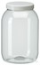 Bild von PWG3000 behroplast PET-Weithalsdosen glasklar, m.Verschlss, 3000 ml (Pck 10 St)
