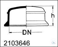 Bild von DURAN® Rohlinge für Planflansch-Deckel, DN 150, geschliffen, hohe Form