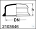 Bild von DURAN® Rohlinge für Planflansch-Deckel, DN 100, geschliffen, hohe Form