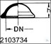 Bild von DURAN® Rohlinge für Planflansch-Deckel, DN 100, ungeschliffen, niedrige Form