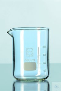 Bild von DURAN® Filtrierbecher mit Teilung und Ausguss, dickwandig, 250 ml