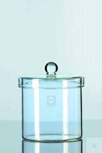 Bild von DURAN® Zylinder, mit Knopfdeckel, Rand poliert, 80 x 80 mm, 250 ml