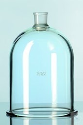 Bild von DURAN® Planflansch-Glocke mit Bohrung im Hals, vakuumfest, 250 x 185 mm