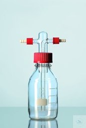 Bild von DURAN® Gaswaschflasche mit Schraubverb.-System, Aufsatz nach Drechsel ohne
