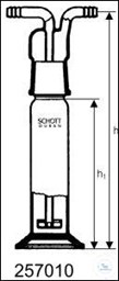 Bild von DURAN® Gaswaschflasche Aufsatz mit Filterplatte mit Normschliff 34/35, 100 ml