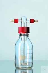 Bild von DURAN® Gaswaschflasche mit Schraubverb.-System, Aufsatz n.Drechsel mit