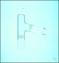 Bild von Destillieraufsätze mit Thermometerschliff NS 14/23, Kolben NS 29/32, Kühler NS