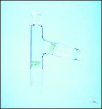 Bild von Destillieraufsätze, mit Thermometerschliff, NS 14/23, Kolben NS 14/23, Kühler NS