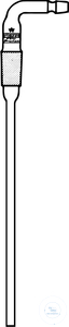 Bild von Einleitungsrohre, rechtwinklig abgebogener Olive, Kern NS 19/26, Einbaulänge 250