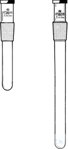 Bild von Thermometertaschen, Kern NS 14/23, Einbaulänge 110 mm, für Kolben 250 - 500 ml