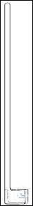Bild von Rührstab 7-8 mm Durchm., angeschmolzenes Rührblatt (24 mm breit)