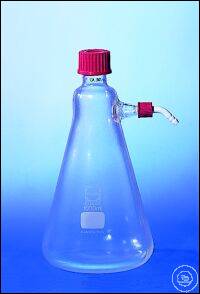 Bild von Filtrier-Flaschen, 500 ml, mit Verschraubung GL 32/10, SVS-Schlauchkupplung GL