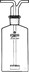 Bild von Gaswaschflaschen nach Drechsel, 100 ml, NS 29/32, komplett mit Fritte P2