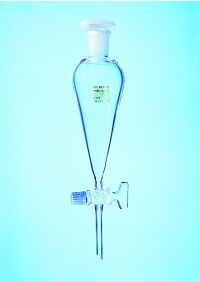 Bild von Squibb-Scheidetrichter,250 ml, NS 29/32, Bohrung 2,5 mm, Borosilikatglas