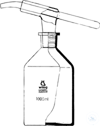 Bild von Kippautomat mit 1 Liter Vorratsflasche, NS 29/32, Inhalt: 1 ml, komplett