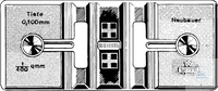 Bild von Zählkammern ''Thoma Neu'', DIN 12847, mit doppelter Netzteilung in transparenter