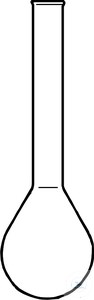 Bild von Kjeldahl-Kolben, 1000 ml, Hals A.Ø 34 mm, A.Ø 126 mm, Höhe 350 mm, DURAN® Glas,