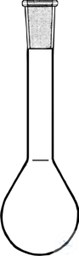 Bild von Kjeldahl-Kolben, 50 ml, hergestellt aus DURAN Rohr, NS 19/26, VE = 10 1