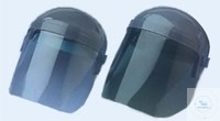 Bild von Gesichtsschutz, mit Helmhalterung, blau transparent, PC, EN 166, Schutz 2,