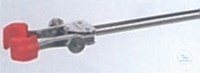Bild von Stativklemme, aus Edelstahl, Länge 140 mm, Spannweite 20-75 mm Ø, runde Finger