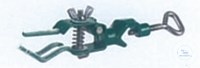 Bild von Bürettenklemme, aus Stahl, grün lackiert, für 1 Bürette, Spannweite Ø 0-20 mm,