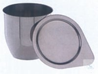 Bild von Tiegel 130 ml, Ø: 60 mm, Höhe 60 mm, Wandstärke 0,5 mm, aus Nickel 99,5%