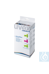 Bild von Uvex Gehörschutzstöpsel xact-fit, lime, Größe M, 400 Paar/Box