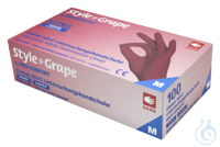 Bild von neoLab Nitril Einmalhandschuhe Traube (Grape), Gr. XS, 100 1/Box