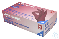 Bild von neoLab Nitril Einmalhandschuhe Traube (Grape), Gr. XS, 100 1/Box