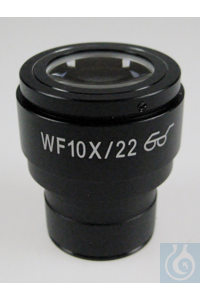 Bild von Okular HWF 10 x / Ø 22mm, mit Skala 0,1 mm, Anti-Fungus, High-Eye-Point