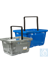 Bild von neoLab® Laborkorb aus Polypropylen PP (blau), 50 x 34 x 26 cm (L x B x H), Griff