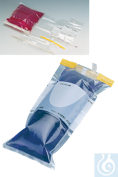 Bild von Whirl-Pak® Kunststoffbeutel mit Schriftfeld und Filter, 300x190 mm, steril, PE,