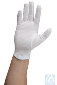 Bild von neoLab® Perlon-Handschuhe, weiß, Gr. 8