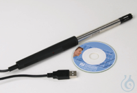 Bild von Feuchte-Temperaturfühler mit USB-Interface STAINLESS STEEL Passend für alle Exsi