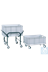 Bild von neoLab® Behälter-Rollwagen Stahlrohr, für Wannen 60 x 40 cm