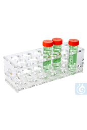 Bild von neoLab® Acrylglas-Ständer für konische 50 ml-Röhrchen, 2 x 4 Loch