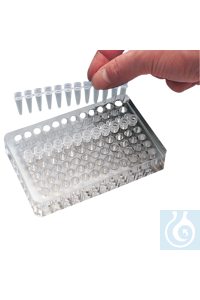 Bild von neoLab® Acrylglas-Kühler f. PCR-Gef., 96 (8 x 12) Plätze