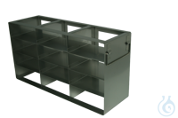 Bild von neoLab® Schrankgestell f. 50erBox, 3x4 Fächer, 142 x 426 x 224 mm