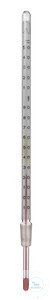 Bild von Destillier-Thermometer, 0…+250°C, Kern NS 14,5/23, Ebl.75 mm,