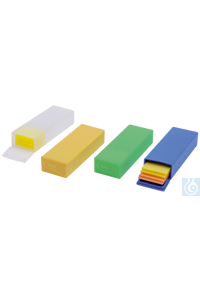 Bild von neoLabLine® Versandbehälter für 5 Objektträger, PP, gelb, 10 St./Pack