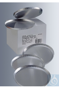 Bild von Probeschalen aus Aluminium, Durchmesser 100 mm