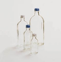 Bild von Kulturflaschen mit Alu-Kappe u. Dichtung, flach, 100 ml (VE=10)