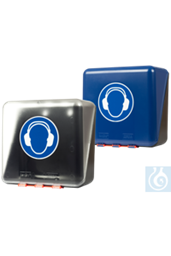 Bild von neoLab® Aufbewahrungsbox f. Kapselgehörschützer, blau, midi