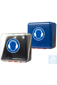 Bild von neoLab® Aufbewahrungsbox f. Kapselgehörschützer, blau, midi