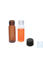 Bild von neochrom® Gewindeflasche ND10 1,5 ml, Klarglas, weite Öffnung, 32 x 11,6 mm, 100